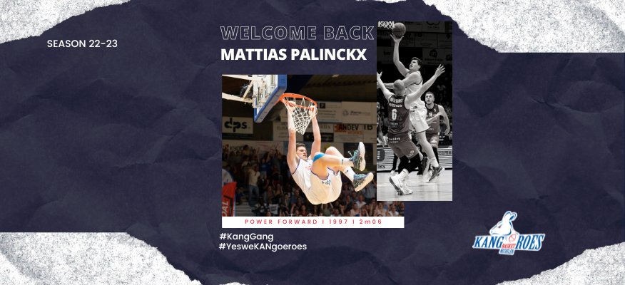 Welcome back, Mattias Palinckx